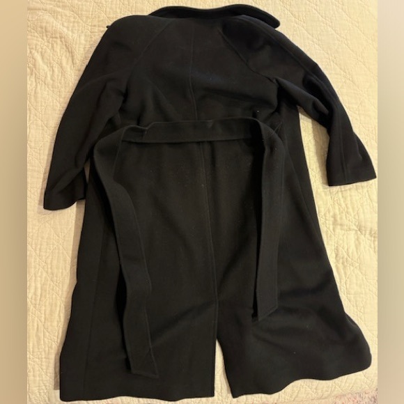 Pendleton Women's Uptown Long Wool Coat - Size 10 / Petite / Black - Picture 5 of 6